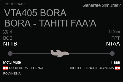 Bora-Tahiti 405